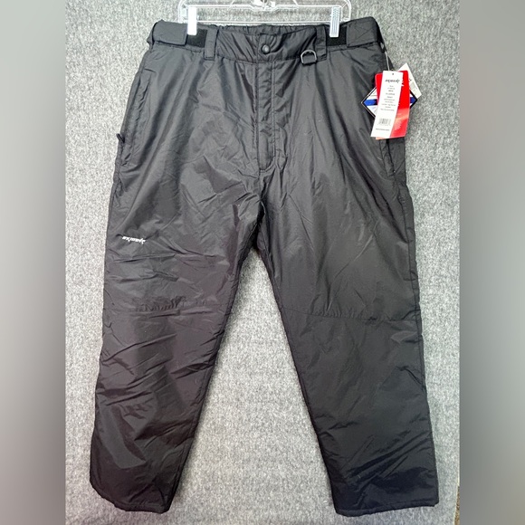 Ski Gear Other - Ski Gear Snow Pants Mens XL Black ThermaTech Insulated Water Resistant Ski